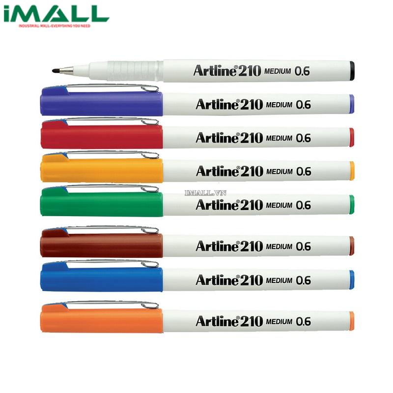 Bút lông kim màu đỏ (Artline 210) 0.6mm Artline EK-210N