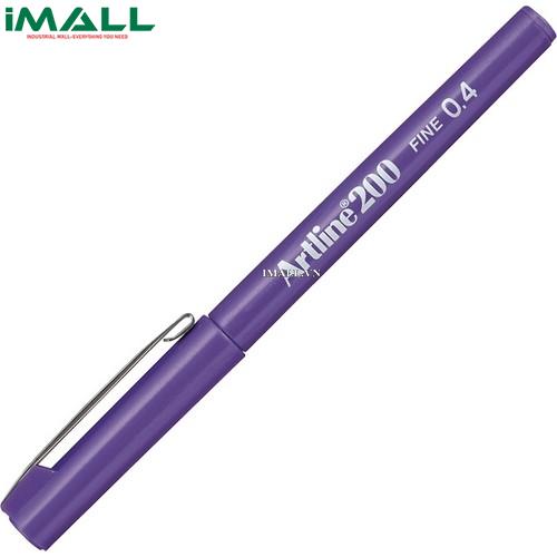 Bút lông kim màu tím (Artline 200) 0.4mm Artline EK-200N