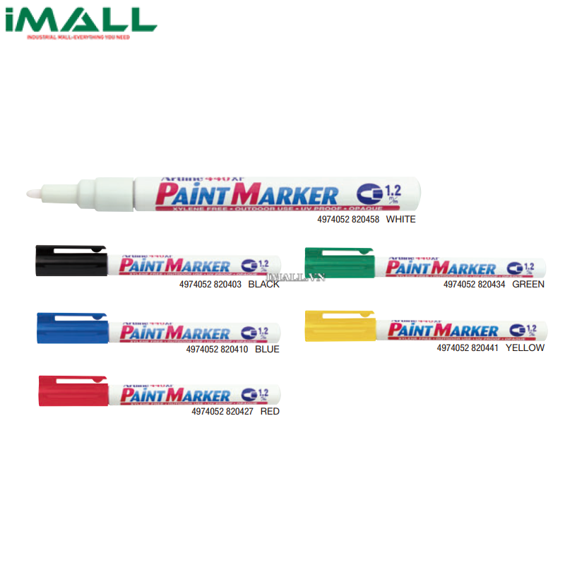 Bút sơn công nghiệp màu trắng Artline 440XF PAINT MARKER EK-440XF (1.2mm)