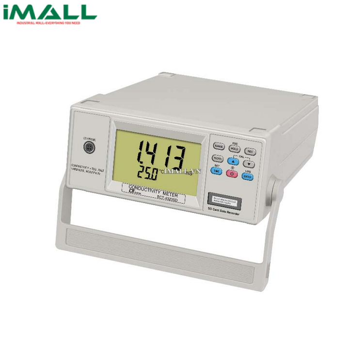 Máy đo độ dẫn EC/TDS, độ cứng nước, độ mặn để bàn LUTRON BCT-4320SD (ghi dữ liệu)0