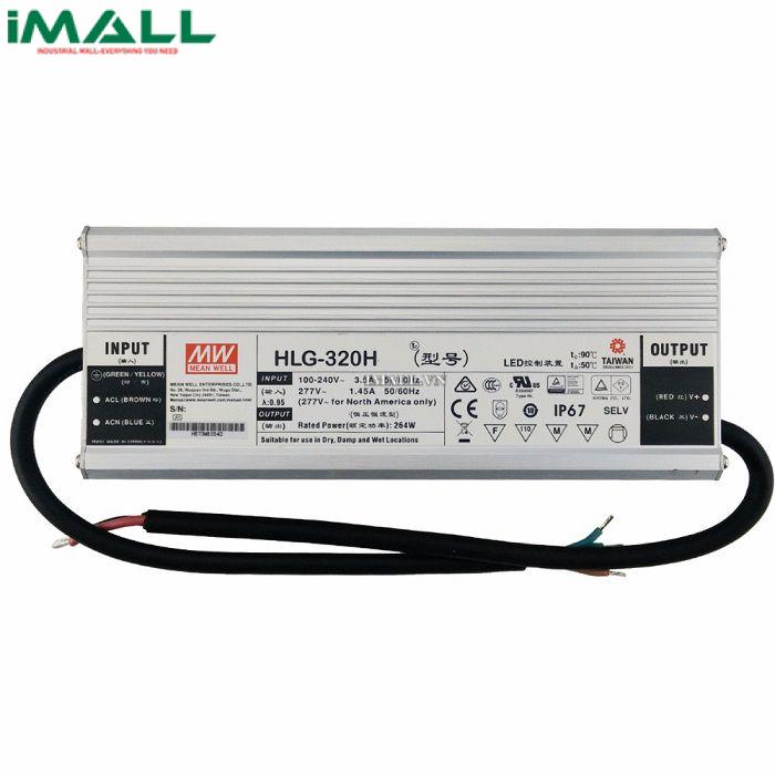 Bộ nguồn LED Meanwell HLG-320H-C700AB (320W 428V 700mA)0