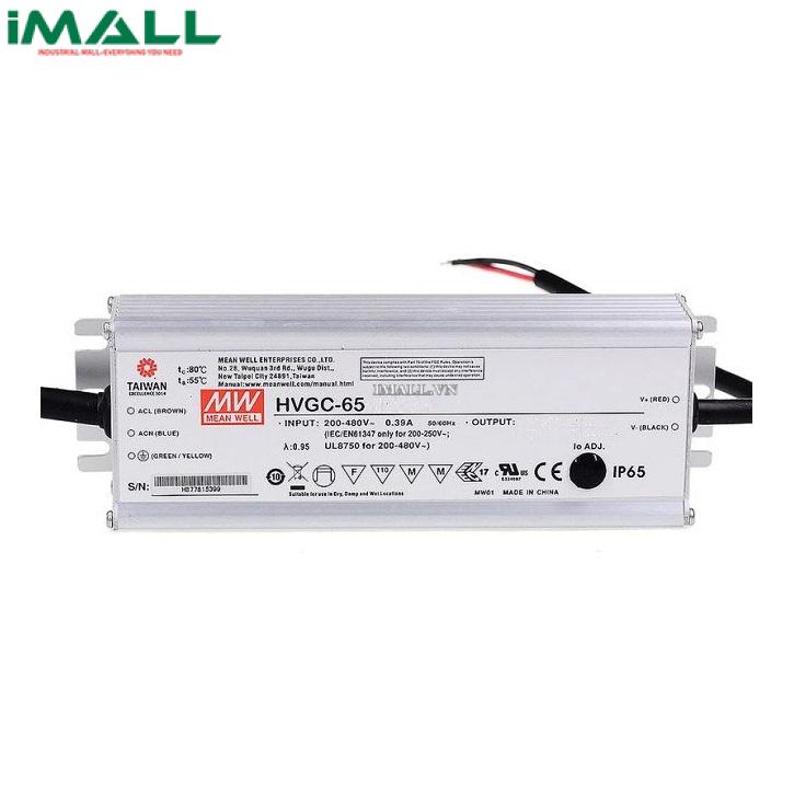 Bộ nguồn LED Meanwell HVGC-65-1050AB (65W 6-62V 1050mA)