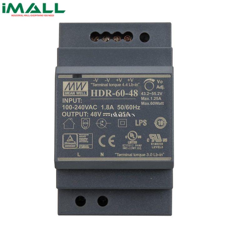 Bộ nguồn Meanwell HDR-60-48 (48V 60W 1.25A)0