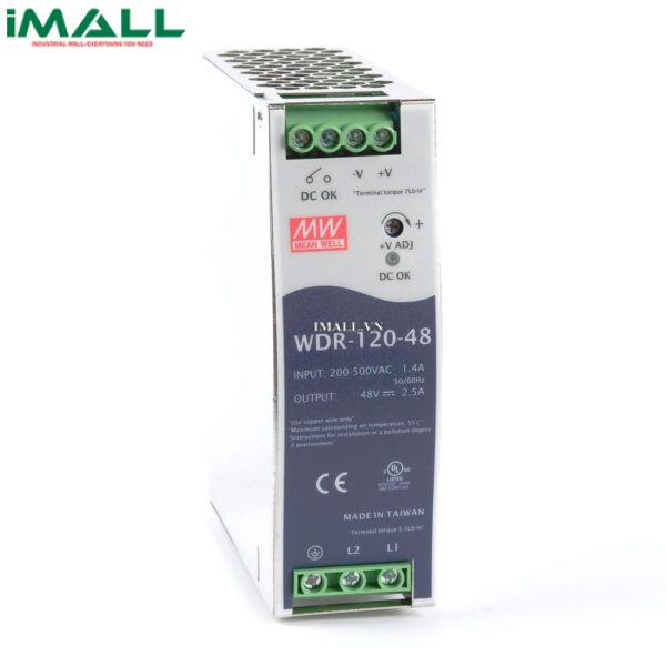 Bộ nguồn Meanwell WDR-120-48 (48V 120W 2.5A)
