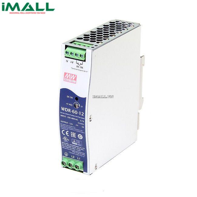 Bộ nguồn Meanwell WDR-60-12 (60W 12V 5A)