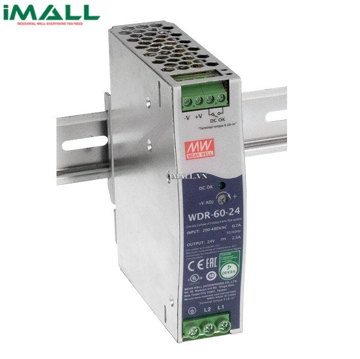 Bộ nguồn Meanwell WDR-60-24 (60W 24V 2.5A)