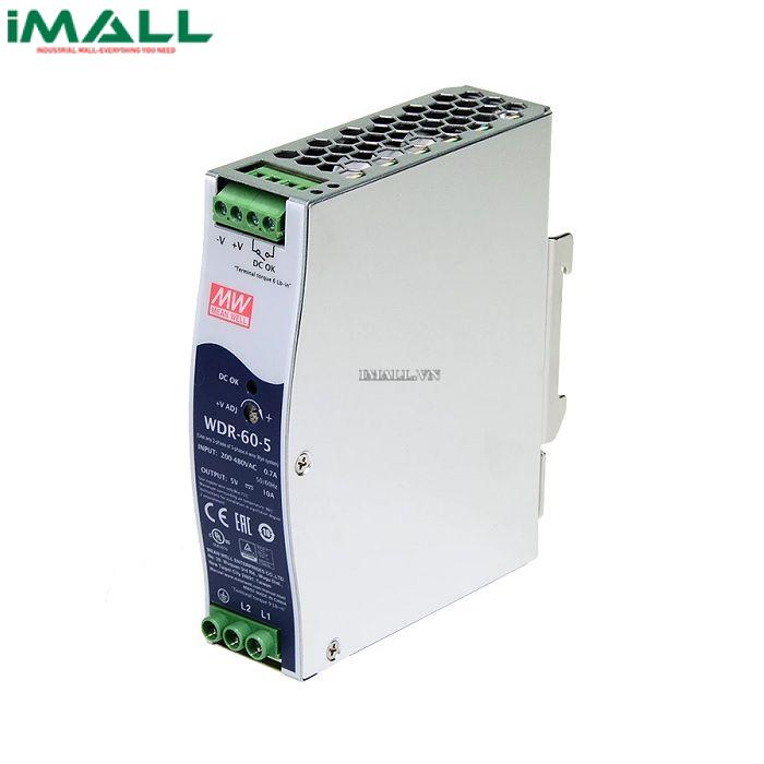 Bộ nguồn Meanwell WDR-60-5 (60W 5V 10A)0