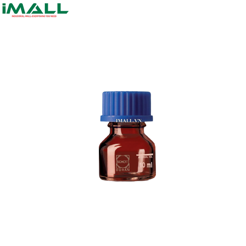 Chai trung tính nâu 10ml, GL 25, có nắp Duran 218060856