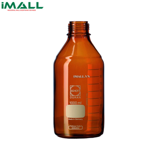 Chai trung tính nâu 150ml, GL 45, không nắp Duran 218062902