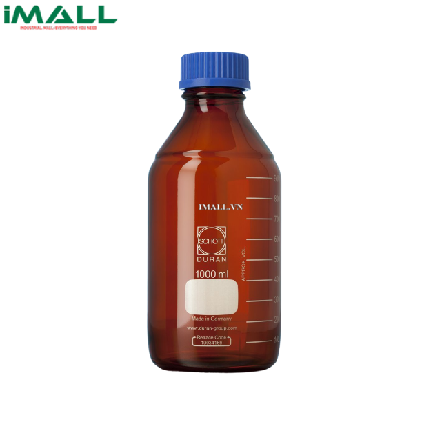 Chai trung tính nâu 3500ml, GL 45, có nắp Duran 218066953