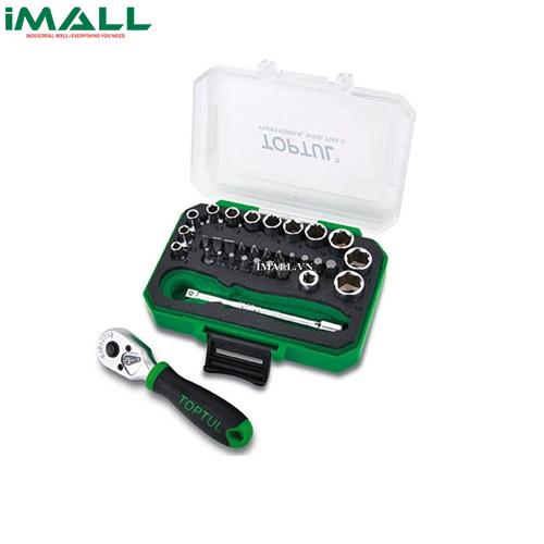 Bộ dụng cụ cần xiết đầu tuýt lục giác 1/4" 36pcs TOPTUL GABW33010