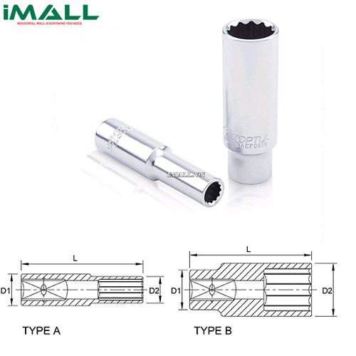 Cotton tube 1/4" TOPTUL BAEF0806"0