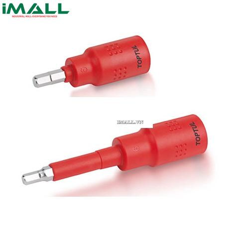 Mũi vít lục giác 1/2" x 5mm cách điện Toptul BCDA1605V40