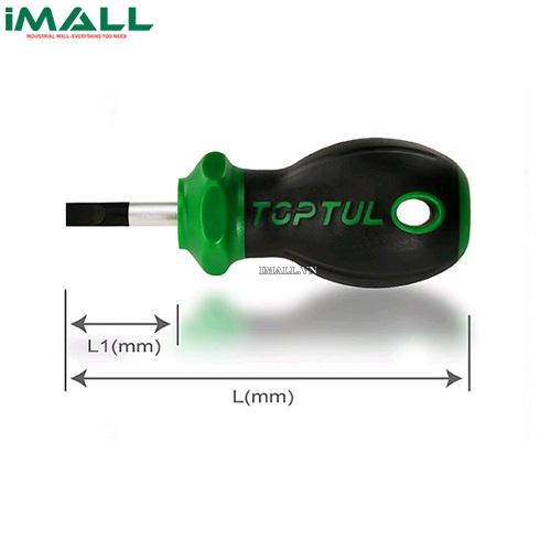 Tua vít dẹt ngắn Toptul FABF6E030