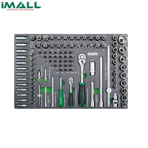 Bộ dụng cụ cần siết và đầu tuýp 111 chi tiết Toptul GEDB1170