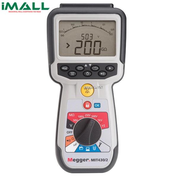 Thiết bị đo điện trở cách điện Megger MIT430/2 (50V~1000V / 200GΩ, PI, DAR, Bluetooth)0