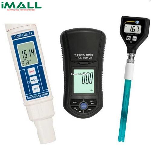 Bộ kit đo độ pH cho hồ bơi nước mặn (0~14 pH; 0~1000 NTU; 0~2000 µS/cm) PCE PH 16-TUM 20-CM 41-KIT0