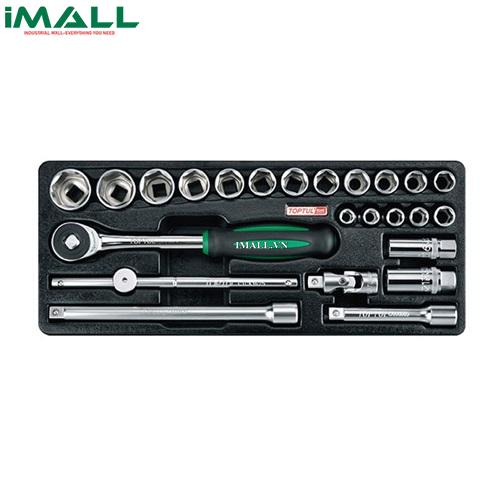 Bộ tuýp bông 1/2" 24 chi tiết Toptul GCAT24070