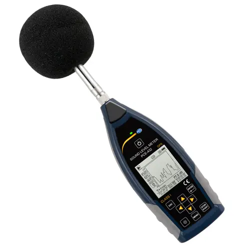 Máy đo độ ồn (22~136db (A); thiết bị hiệu chuẩn) PCE 432-SC 09