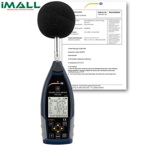 Máy đo độ ồn (22~136db (A), kèm Certificate ISO) 432-SC 09-ICA