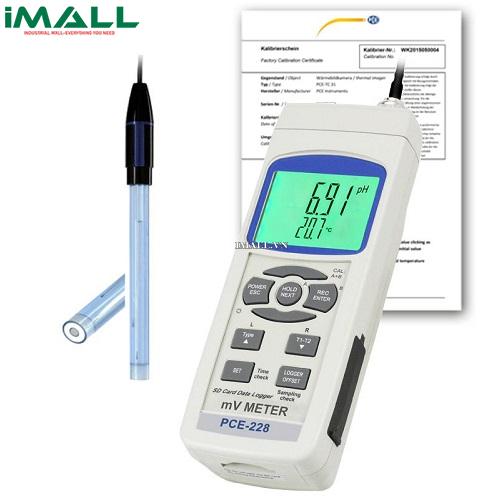 Máy đo độ pH bề mặt (0-14 pH, kèm Certificate ISO) PCE 228SF-ICA