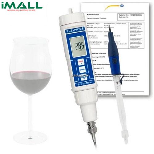 Máy đo độ pH rượu (0~14 pH, kèm Certificate ISO) PCE PH20WINE-ICA