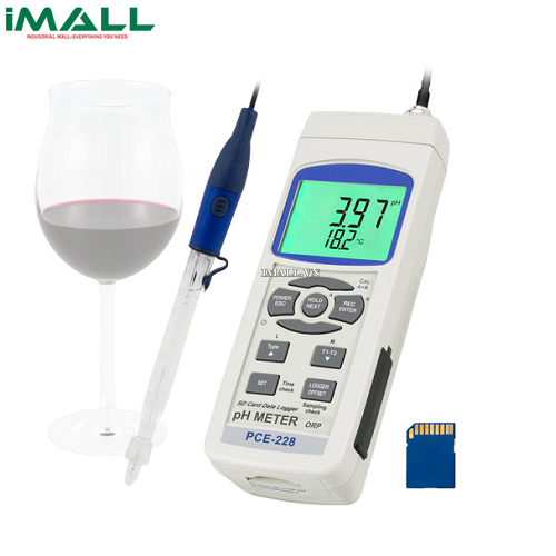 Máy đo pH trong rượu (0~14 pH) PCE 228WINE0