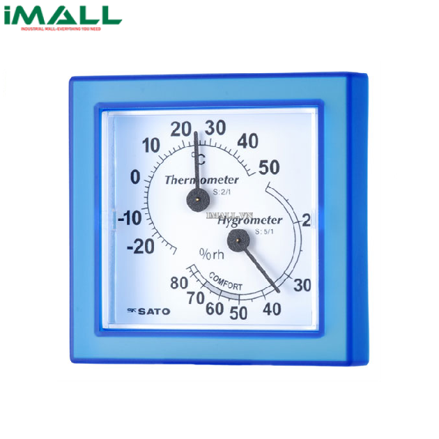 Đồng hồ đo độ ẩm, nhiệt độ skSATO Mini (Blue) (1006-00, -30~50°C; 10~90%rh)