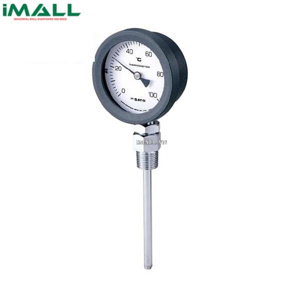 Đồng hồ đo nhiệt độ lưỡng kim skSATO BM-S-75P (2102-00, 0~100°C; 100mm)
