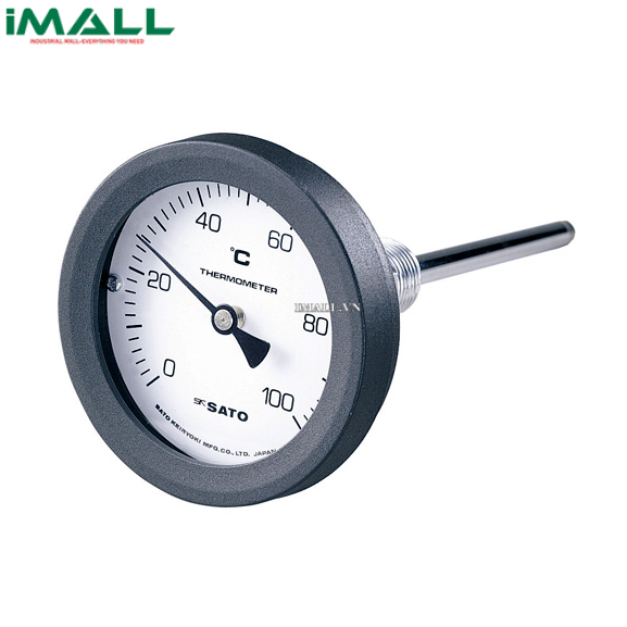 Đồng hồ đo nhiệt độ lưỡng kim skSATO BM-T-75P (2090-00, 0~100°C; 100mm)