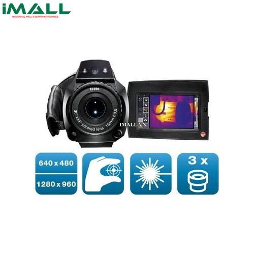 Bộ máy ảnh nhiệt (640 x 480 pixel, 3 ống kính) testo 890 kit (0563 0890 X3)0