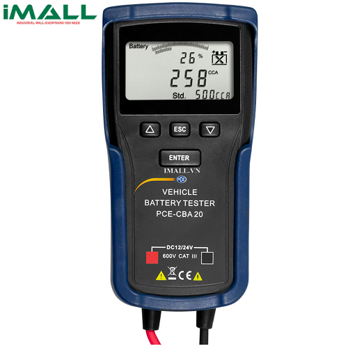 Máy kiểm tra ắc quy (12V/24V) PCE CBA 200