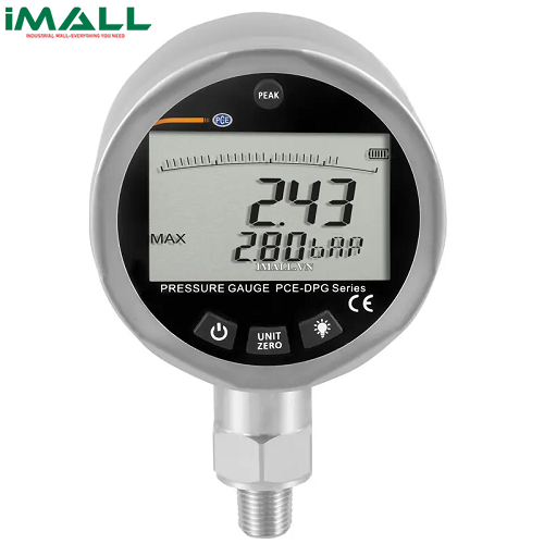 Máy đo áp suất (0 ... 362,6 psi, 0 ... 25 bar;  kèm Certificate ISO) PCE DPG 25-ICA