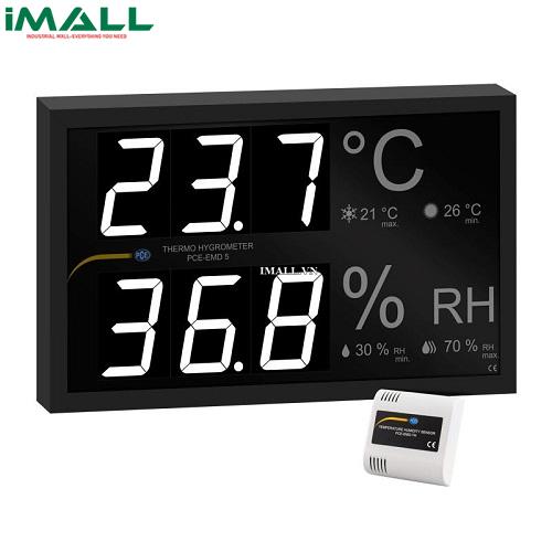 Nhiệt ẩm kế (0~50 °C; 0~99.9 % RH) PCE EMD 5