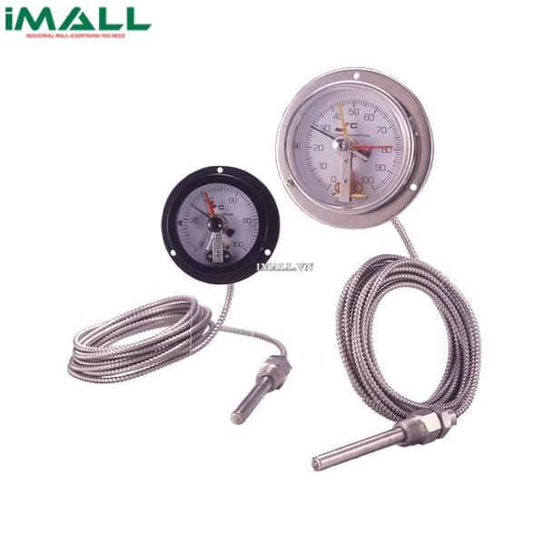 Đồng hồ đo nhiệt độ chỉ thị kim skSATO LD-100S (3030-L, Đường kính mặt 100mm)