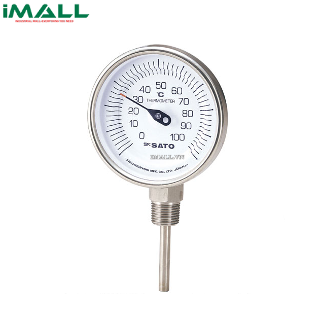 Đồng hồ đo nhiệt độ lưỡng kim skSATO BM-S-90S (2030-20, -30~50°C;60mm)