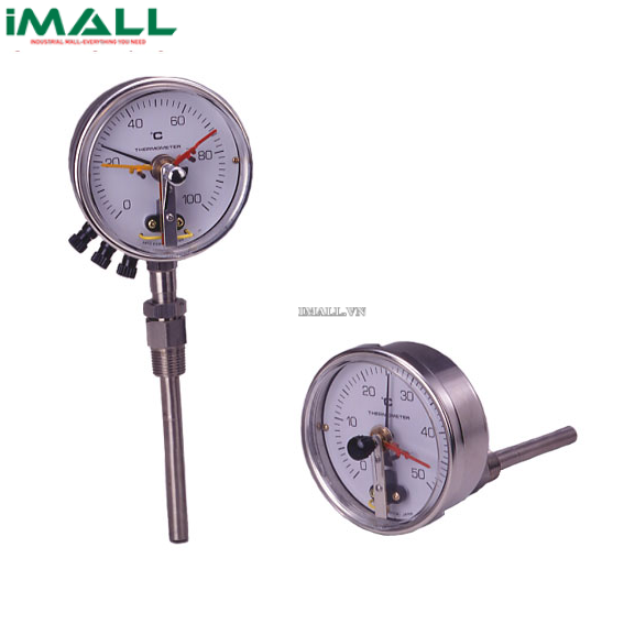 Đồng hồ đo nhiệt độ chỉ thị kim skSATO LAS-100SE (3112-L, Đầu đo dưới)