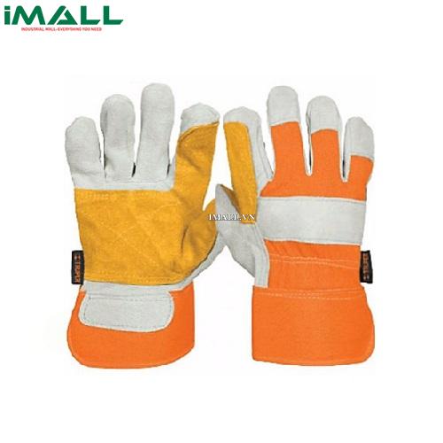Găng tay da vải an toàn chống mài mòn size L Truper GU-TECA-R0