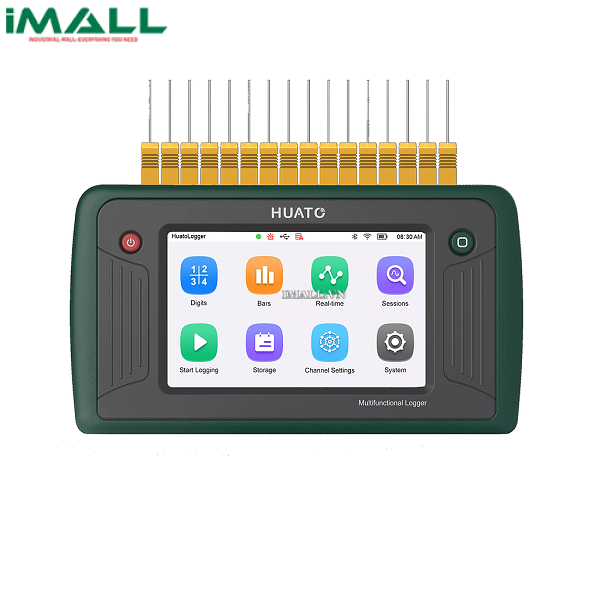 Thiết bị đo và ghi dữ liệu nhiệt độ đa kênh HUATO S1516-U (16 kênh; K, J, E, T, R, S, N, B, C, RTD, NTC, current, voltage,frequency, pulse count)0