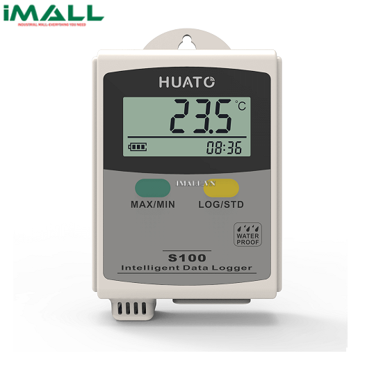 Thiết bị đo và ghi dữ liệu nhiệt độ, độ ẩm HUATO S100-TH (-20~+70℃)0