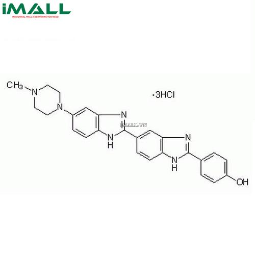 Hóa chất Bisbenzimide H 33258 Fluorochrome, Trihydrochloride (C₂₅H₂₄N₆O · 3HCl, ống nhựa 1 gm) Merck 382061-1GM US1382061-1GM0