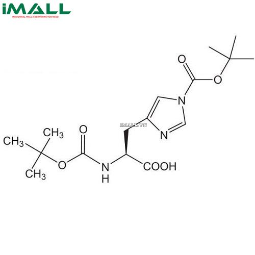 Hóa chất Boc-His(Boc)-OH . DCHA (C₁₆H₂₅N₃O₆*C₁₂H₂₃N; Chai nhựa 25 g) Merck 85306700250