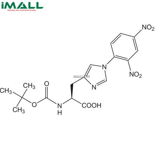 Hóa chất Boc-His(Dnp)-OH isopropanol (C₁₇H₁₉N₅O₈ * C₃H₈O; Chai nhựa 100g) Merck 85300801000