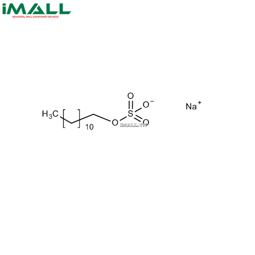 Hóa chất Dodecyl sulfate sodium salt cho xét nghiệm hóa sinh và chất hoạt động bề mặt (C₁₂H₂₅NaO₄S, Chai thủy tinh 1kg) Merck 11253310000