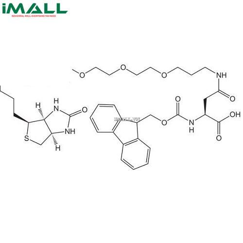 Hóa chất Fmoc-Asp(biotinyl-PEG)-OH  (C₃₉H₅₃N₅O₁₀S; Chai thủy tinh 500mg) Merck 85211385000