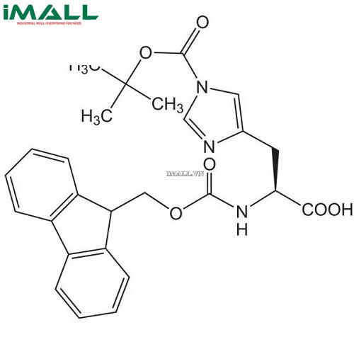 Hóa chất Fmoc-His(Boc)-OH MIDDOT CHA (C₂₆H₂₇N₃O₆ * C₆H₁₃N, Chai nhựa 5g) Merck 85205200050