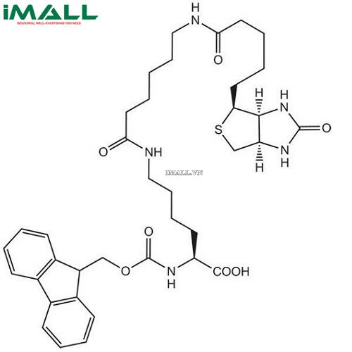 Hóa chất Fmoc-Lys(biotinyl-ε-aminocaproyl)-OH (C₃₇H₄₉N₅O₇S; Chai thủy tinh 1 g) Merck 85210000010