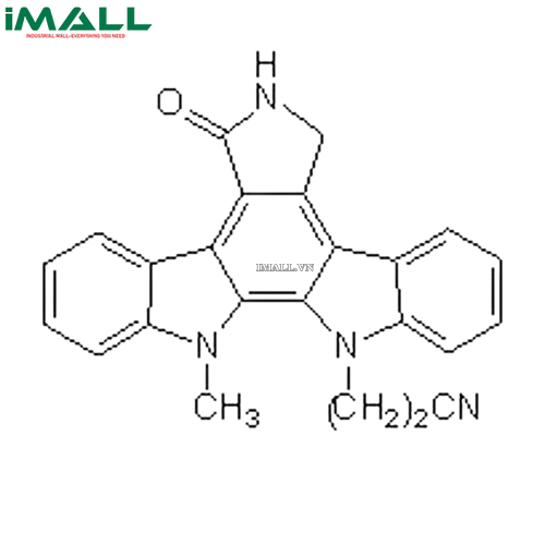 Hóa chất Gö 6976 (C₂₄H₁₈N₄O, ống nhựa 1 mg) Merck 365250-1MG US1365250-1MG0