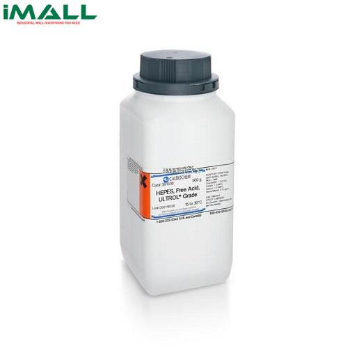 Hóa chất HEPES, Free Acid, ULTROL® Grade (C₈H₁₈N₂O₄S, chai thủy tinh 500 gm) Merck 391338-500GM US1391338-500GM0