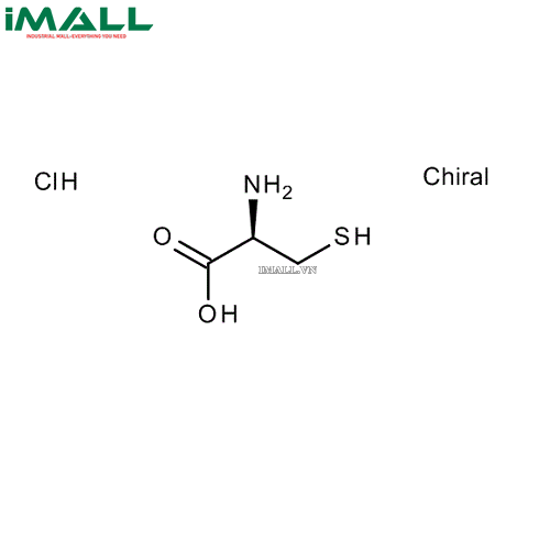 Hóa chất L-Cysteine hydrochloride monohydrate cho phân tích hóa sinh (C₃H₈ClNO₂S * H₂O, Chai nhựa 1kg) Merck 10283910000
